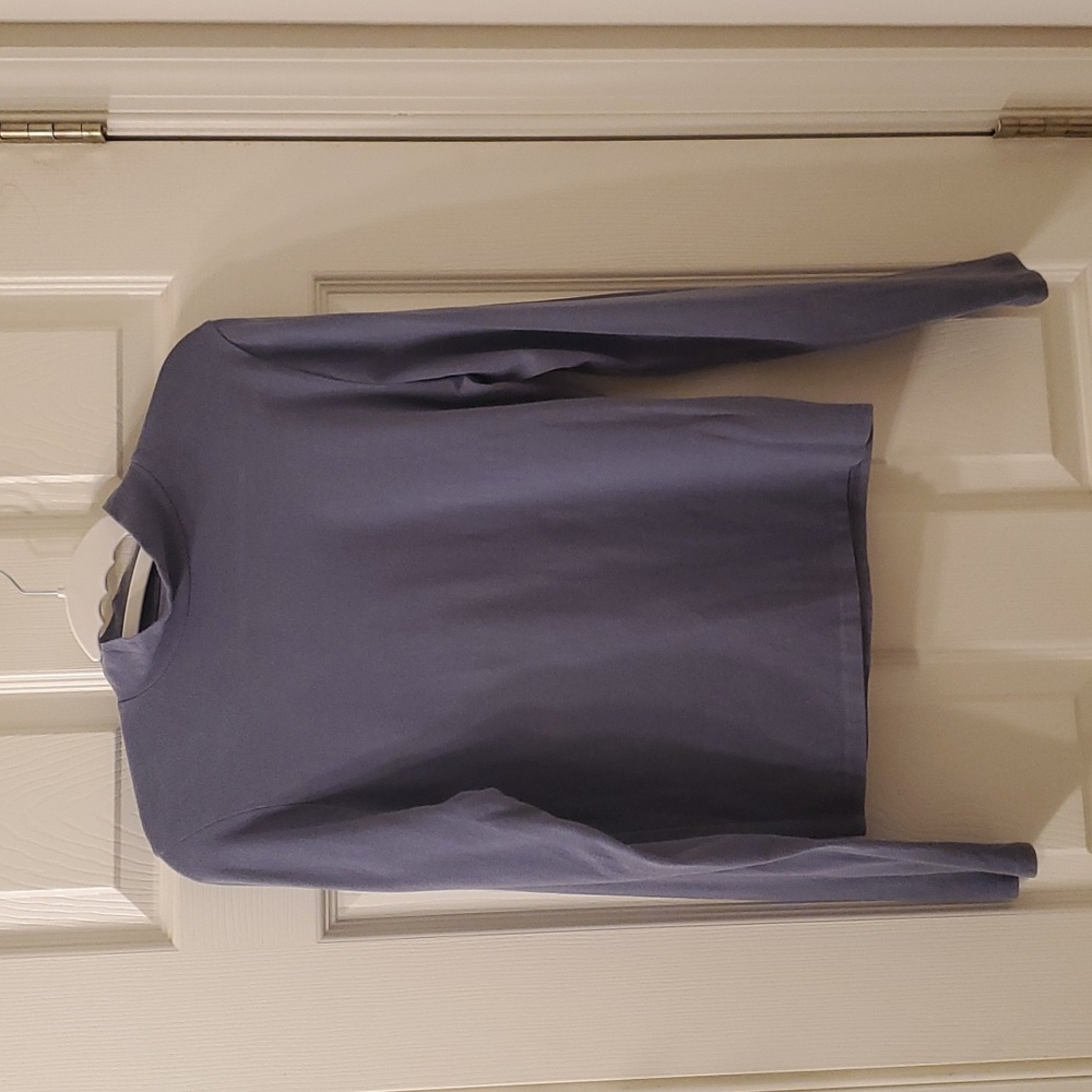 Slate blue Mock Neck Tunic, Super Soft, Hollister, Large